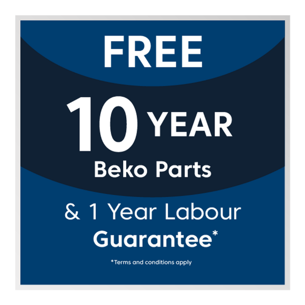 Beko EDP503W 50cm Electric Double Oven with Grill Cooker - White_guarantee