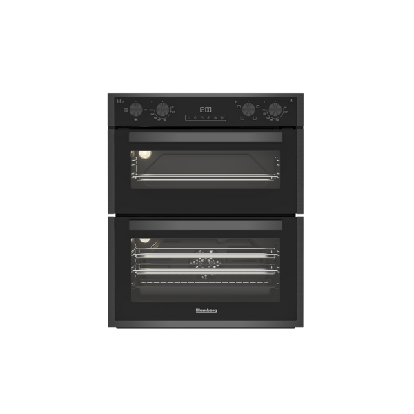 Blomberg ROTN9202DX 59.4cm Built-Under Electric Double Oven - Dark Steel_main