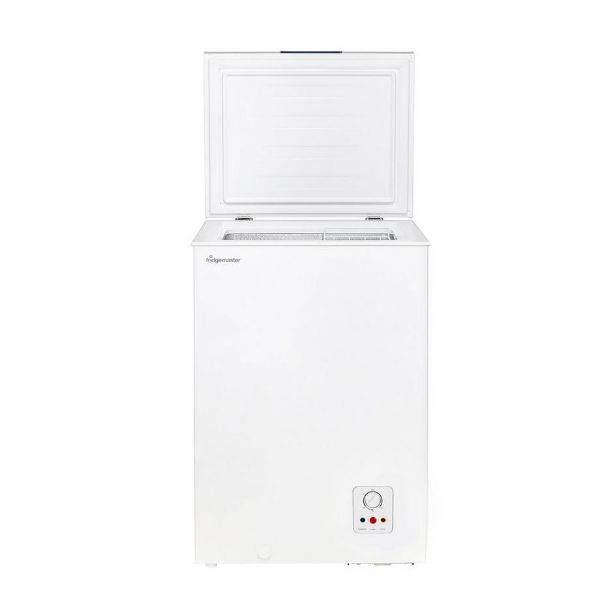 Fridgemaster MCF96E 54.6cm Chest Freezer - White_open