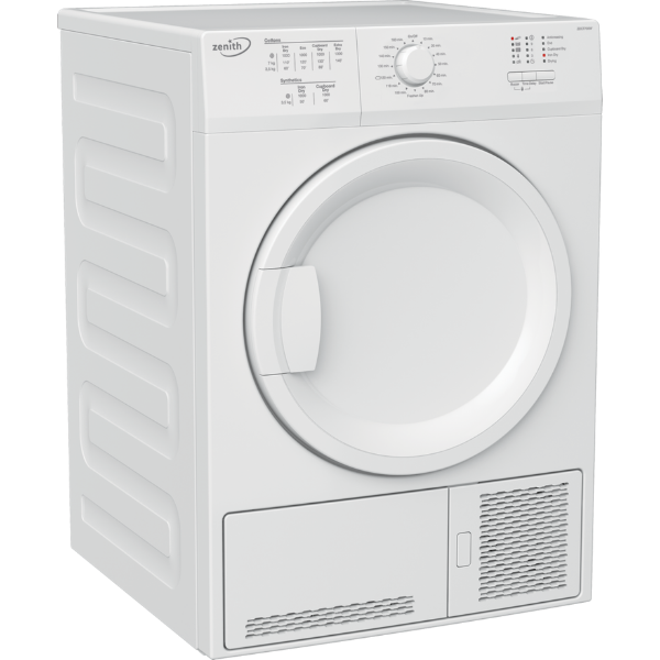 Zenith ZDCT700W 7kg Condenser Tumble Dryer - White_side