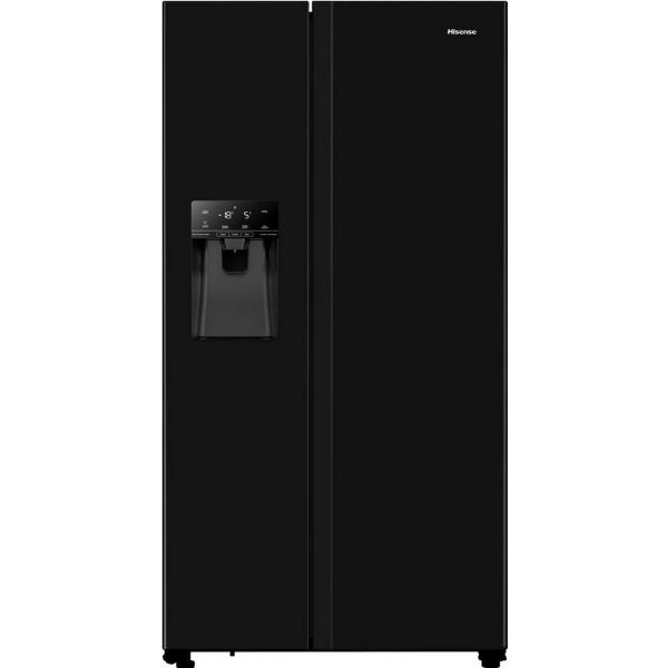 Hisense RS694N4TBE 91cm American Style Fridge Freezer - Black_main