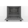 Bosch HHF113BA0B 59.4cm Built In Electric Single Oven With 3D Hot Air - Black_open