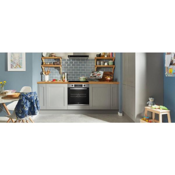 Beko AeroPerfect CIFY81X 60cm Built in RecycledNet Single Fan Oven - Stainless Steel_view