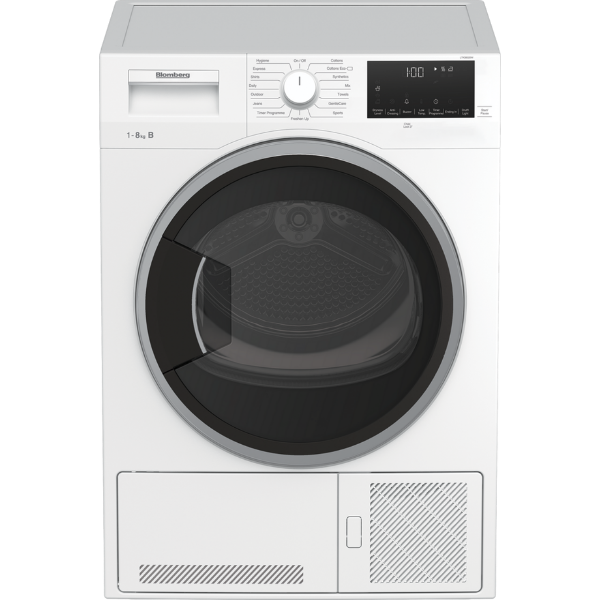 Blomberg LTK38020W 8kg Condenser Tumble Dryer - White_main
