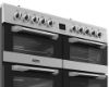 Picture of Leisure CS100F520X Cuisinemaster 100cm Dual Fuel Range Cooker with Three Ovens in Stainless Steel