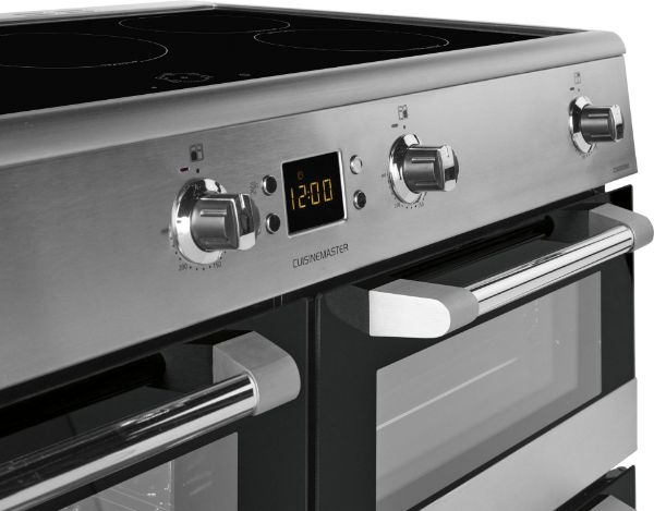 Picture of Leisure CS100D510X Cuisinemaster 100cm Induction Range Cooker with Three Ovens in Stainless Steel