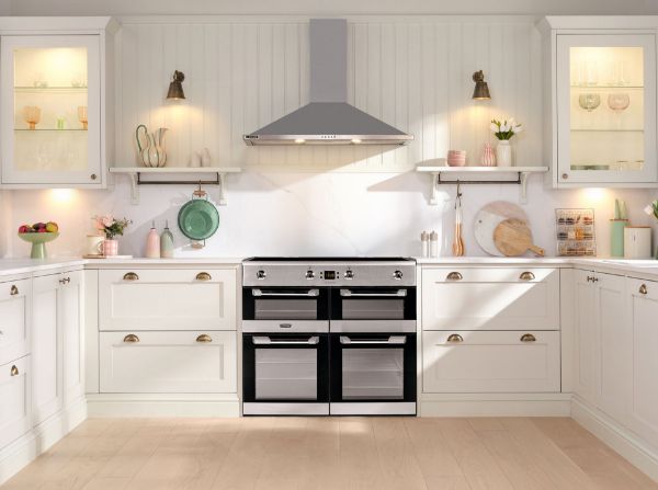 Picture of Leisure CS100D510X Cuisinemaster 100cm Induction Range Cooker with Three Ovens in Stainless Steel