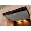 Hotpoint PSLMO65FLSK Visor Cooker Hood in Black