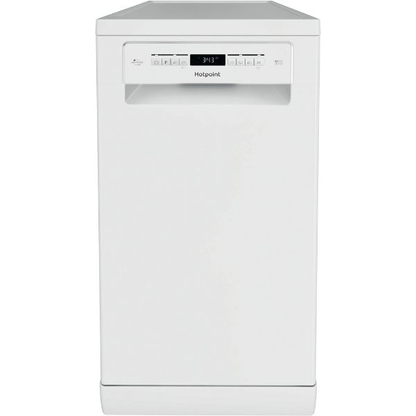 Picture of Hotpoint HSFO3T223WUKN 45cm Freestanding Dishwasher in White