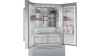 Picture of Bosch KFF96PIEP Serie 8 American Style Fridge Freezer with French Doors and Bottom Freezer in Stainless Steel