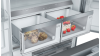 Picture of Bosch KFF96PIEP Serie 8 American Style Fridge Freezer with French Doors and Bottom Freezer in Stainless Steel