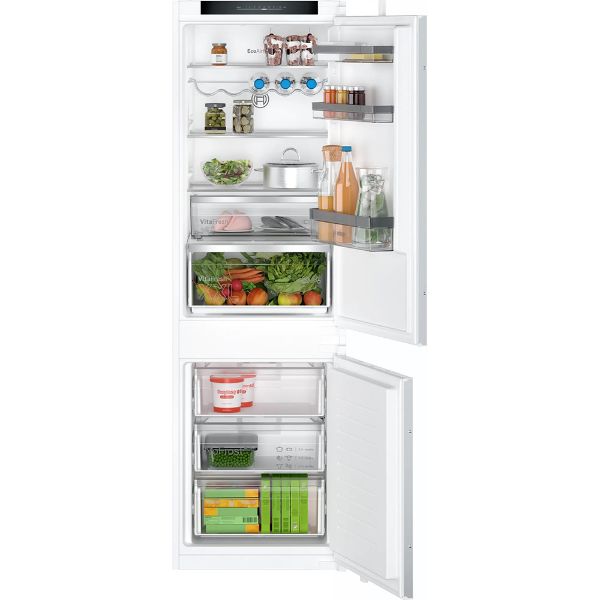 Picture of Bosch KIN86VSE0G 54.1cm 60/40 Integrated No Frost Fridge Freezer with Sliding Hinge