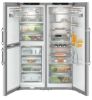 Liebherr XRCSD5255 Prime BioFresh NoFrost Side-by-Side Combination Freestanding Fridge Freezer in Stainless Steel