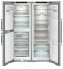 Liebherr XRCSD5255 Prime BioFresh NoFrost Side-by-Side Combination Freestanding Fridge Freezer in Stainless Steel