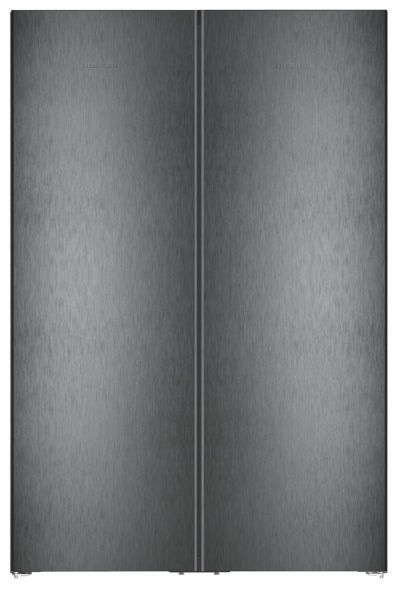 Picture of Liebherr XRFBD5220 Plus NoFrost Side-by-Side Combination Freestanding Fridge Freezer with BlackSteel Door