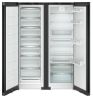 Picture of Liebherr XRFBD5220 Plus NoFrost Side-by-Side Combination Freestanding Fridge Freezer with BlackSteel Door