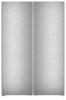 Picture of Liebherr XRFSF5240 Plus NoFrost Side-by-Side Combination Freestanding Fridge Freezer in Silver