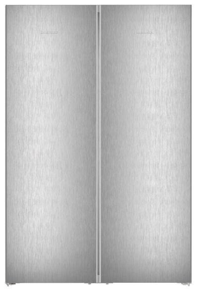 Picture of Liebherr XRFSF5240 Plus NoFrost Side-by-Side Combination Freestanding Fridge Freezer in Silver
