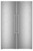 Picture of Liebherr XRFST5295 Peak BioFresh NoFrost Side-by-Side Combination Fridge Freezer in Stainless Steel