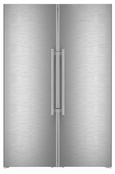 Picture of Liebherr XRFST5295 Peak BioFresh NoFrost Side-by-Side Combination Fridge Freezer in Stainless Steel