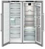 Picture of Liebherr XRFST5295 Peak BioFresh NoFrost Side-by-Side Combination Fridge Freezer in Stainless Steel