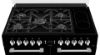Picture of Leisure CC100F521K Chefmaster 100cm Dual Fuel Range Cooker with Glass Top Lid in Black