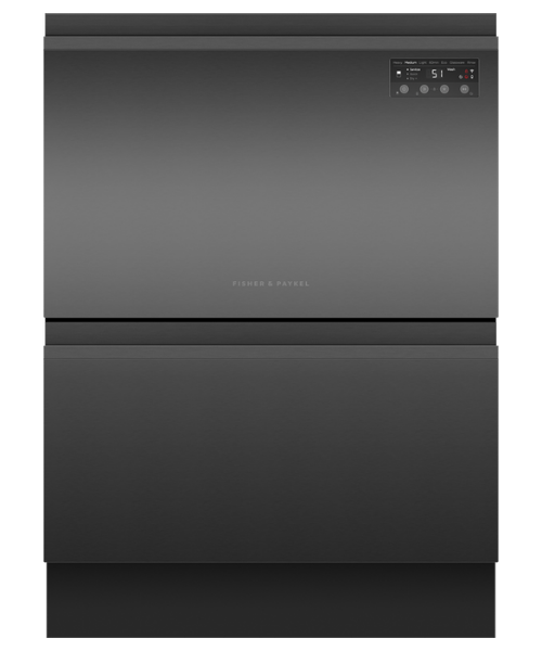 Fisher and Paykel DD60D2HNB9 Series 7 Double DishDrawer™ - Black