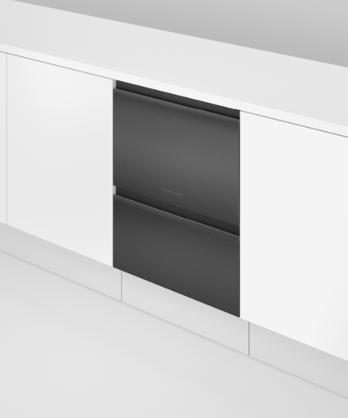 Fisher and Paykel DD60D4HNB9 Series 9 Double DishDrawer™ - Black SteelClosed