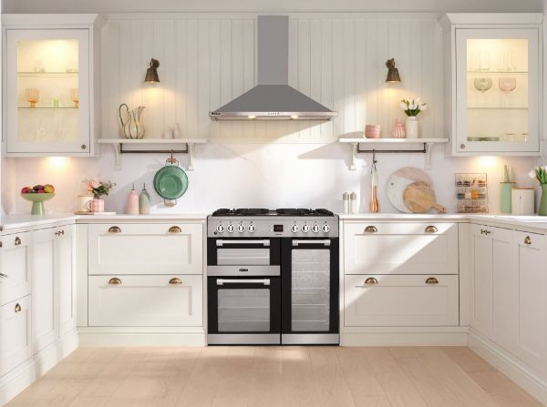 Picture of Leisure CK90F530X Cookmaster 90cm Dual Fuel Range Cooker with Three Ovens in Stainless Steel