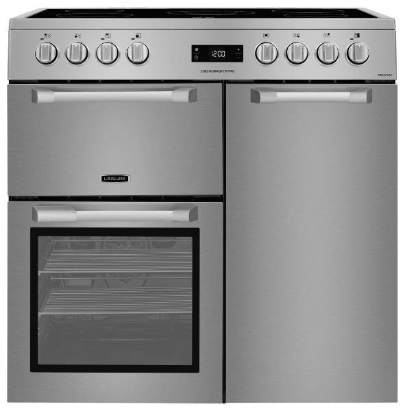 Picture of Leisure PR90C530X Cuisinemaster Pro 90cm Electric Range Cooker with Three Ovens in Stainless Steel