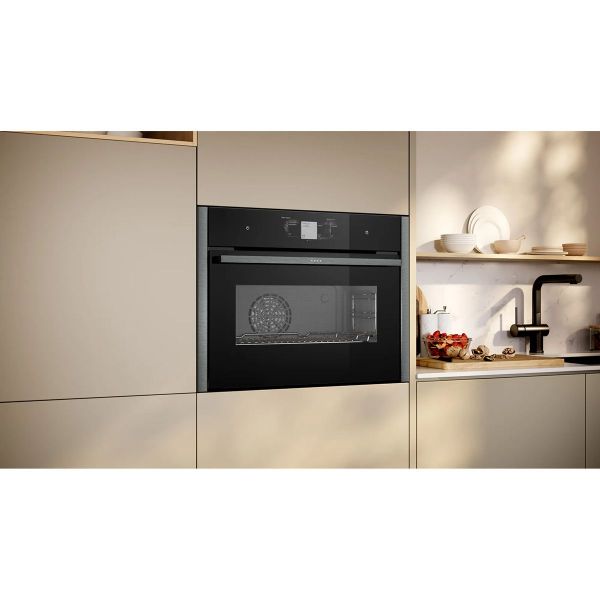 Picture of Neff C24FT53G0B N 90 Built in Compact Oven with Steam Function