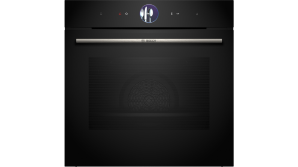 Picture of Bosch HSG7364B1B Series 8 Built in Single Electric Oven with Steam Function