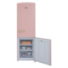 Picture of CDA Florence Tea Rose Retro 60cm Freestanding 60/40 Fridge Freezer