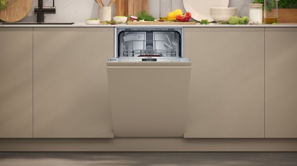 Neff S875HKX21G 45cm Fully Integrated Dishwasher _open