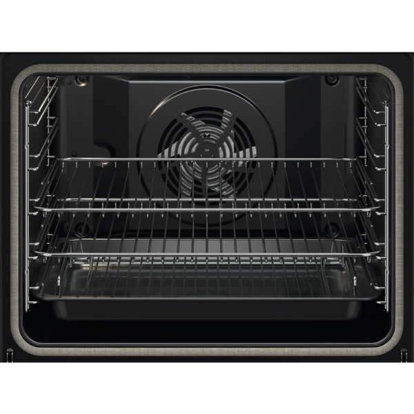 Zanussi ZOPND7XN 59.4cm Built In Electric Single Oven with Pyrolytic Cleaning _interior shelves