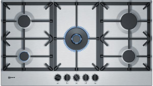 Neff T29DS69N0 N 70 90cm Gas Hob in Stainless Steel_main