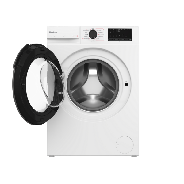 Blomberg LWA210461W 10kg 1400 Spin Washing Machine - White_open door