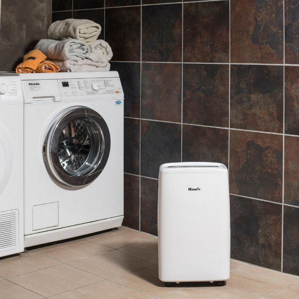 Woods MDX14 10L Dehumidifier - White_room view
