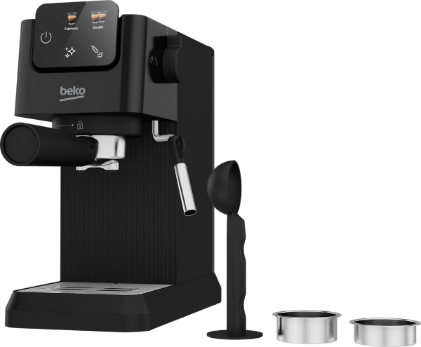 Beko CEP5302B CaffeExperto Manual Espresso with Steam Wand - Black_kit