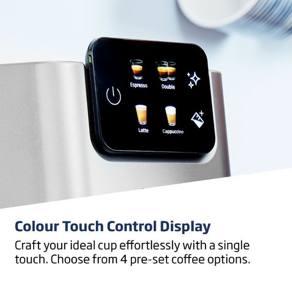 Beko CaffeExperto CEP5302B Manual Espresso with Steam Wand - Black_colour touch control