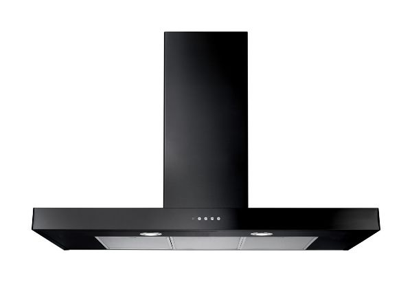 Rangemaster 105260 100cm Flat Hood Cooker Hood in Black - UNBHDS100BL/_hood