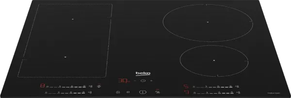 Beko HIIP64530UFT 59cm Electric Induction Hob - Black_above