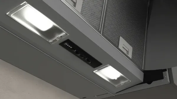 Neff D64MAC1X0B Integrated Cooker Hood in Silver_light
