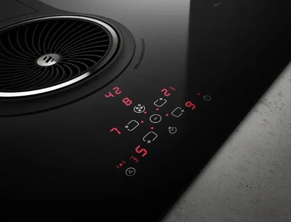 Elica NT-ONE-DO NikolaTesla ONE 83cm Induction Hob with Integrated Extraction - Duct Out_controls