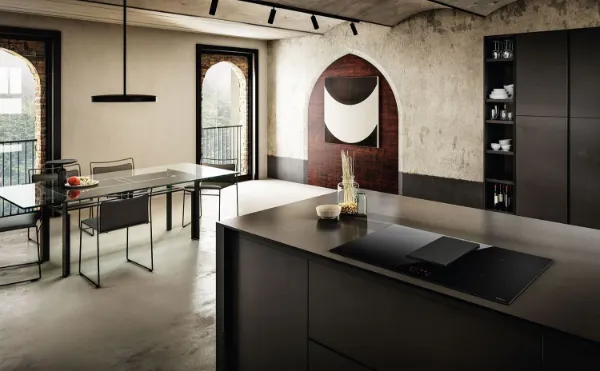 Elica NT-PRIME-S-RC NikolaTesla PRIME S 83cm Induction Hob with Integrated Extraction - Recirculating_room view