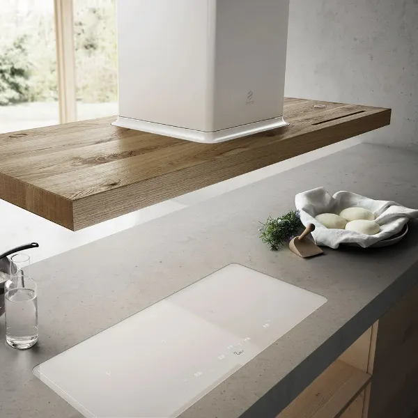 Elica BIO-ISLAND Bio Island 90cm Ceiling Cooker Hood_over hob