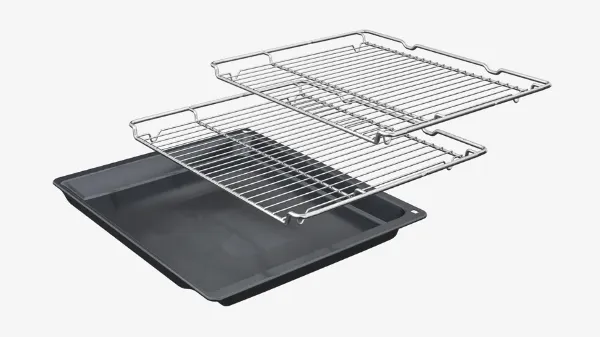 Bosch HQA574BB3B Series 4 60cm Built-in Oven with Added Steam Function_shelves