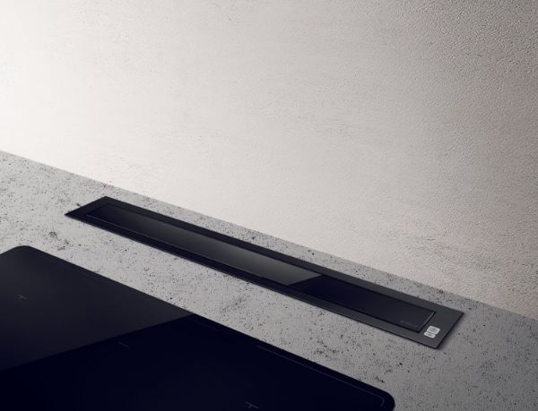 Elica PANDORA-BLK Pandora 90cm Downdraft Cooker Hood in Black_extraction