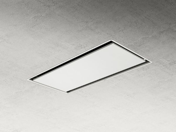 Elica ILLUS-PLS-RM-WH Illusion Plus 100cm Integrated Ceiling Cooker Hood in White_main