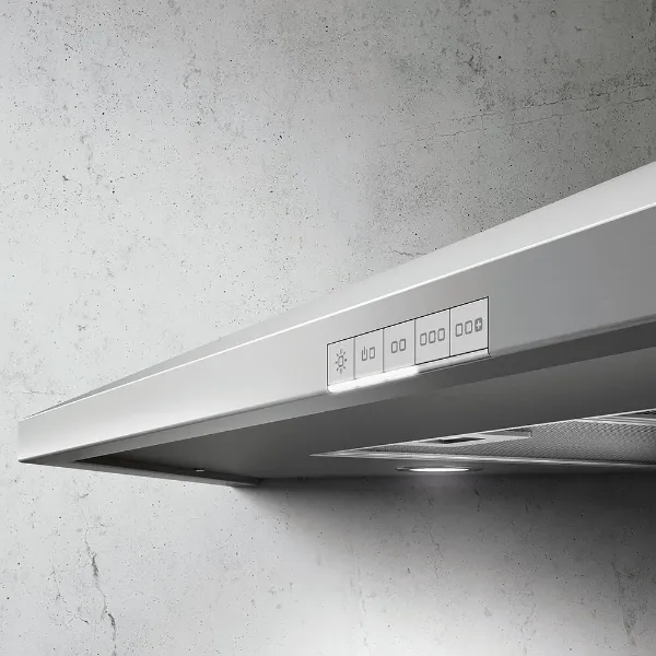 Elica ACUTA Acuta 100cm x 100cm Stainless Steel Corner Cooker Hood_controls